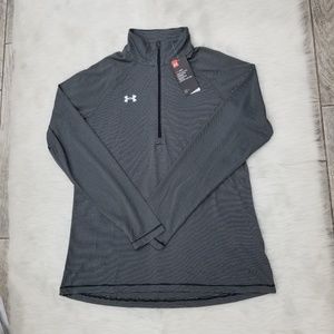 NWT Women's UNDER ARMOUR STRIPE TECH 1/4 ZIP